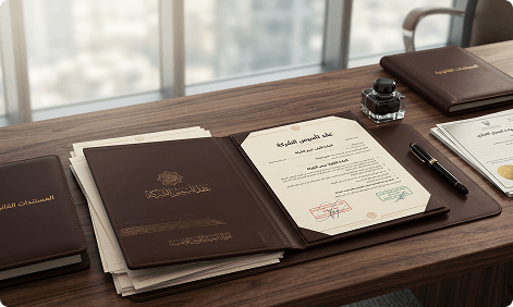 توثيق عقود التأسيس